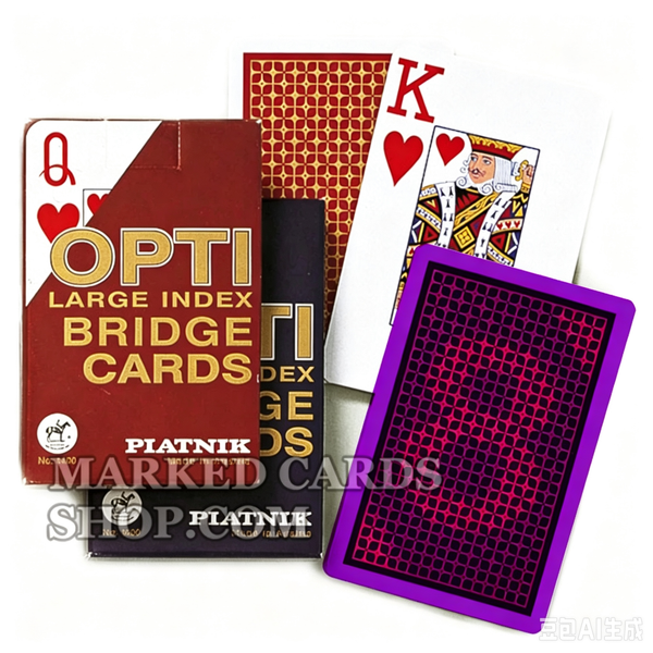 Игральные карты Piatnik Opti Poker Невидимая маркировка для мошенничества с картами