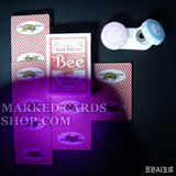 Продажа Bee <tc>крапленые колод карт</tc> с контактными линзами для считывания маркированных карт