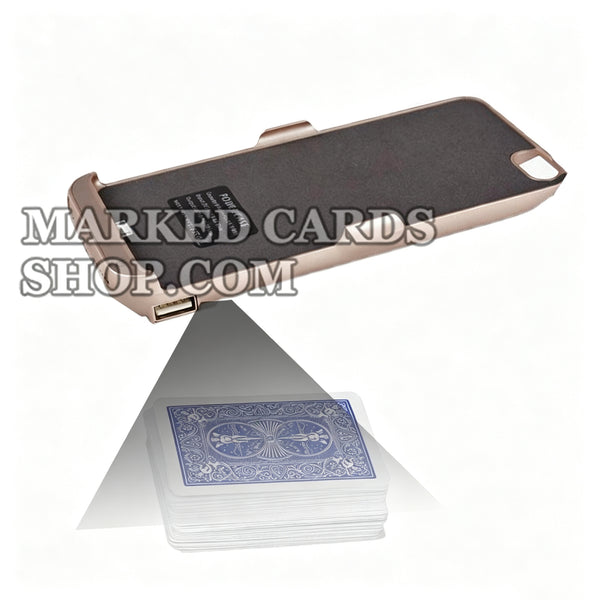Сканер штрих-кода IPhone Power Bank для покера для двух колод карт