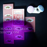 Продажа Bee <tc>крапленые колод карт</tc> с контактными линзами для считывания маркированных карт