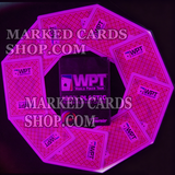 <tc>крапленые колод карт</tc> пластиковых карточек World Poker Tour для светящихся контактных линз