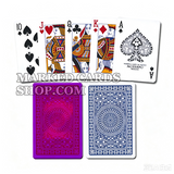 Колода с невидимыми чернилами Modiano Club Poker Regular Index для светящихся контактных линз